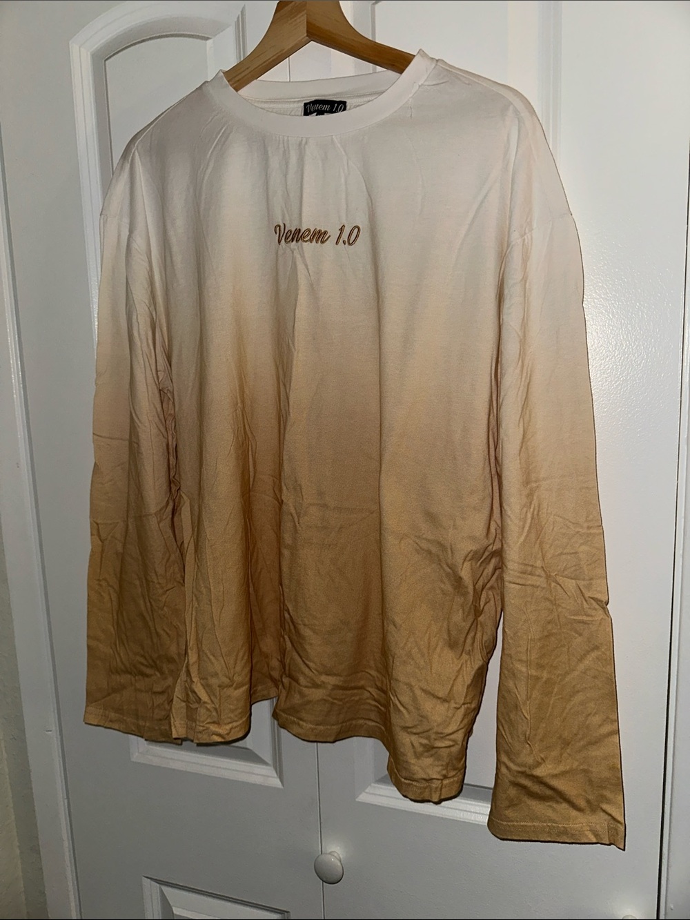 Venom 1.0 women’s Ombre Long-Sleeve Shirt — Cream to Brown